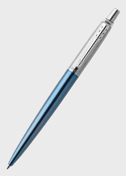 Кулькова ручка Parker Jotter 17 Waterloo Blue CT BP 16832, фото